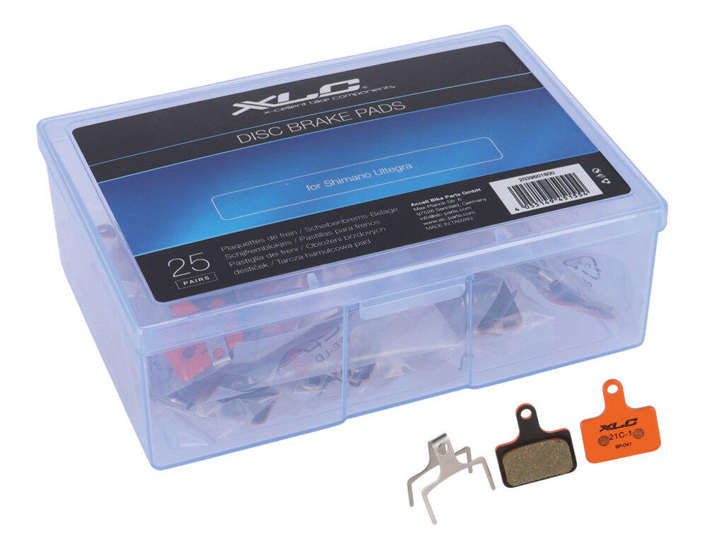 XLC Coppia di 25 pastiglie freni bicicletta XLC BP-O41 P/Sh Ult