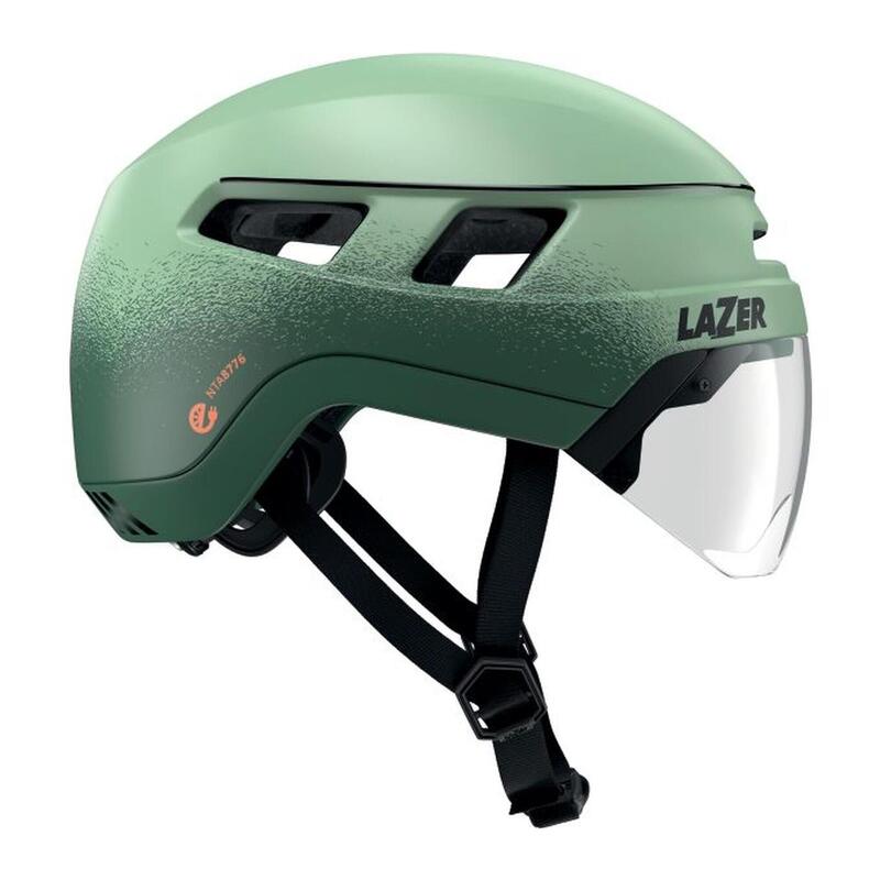 LAZER Casque de vélo Urbanize NTA MIPS + LED, Matte Green