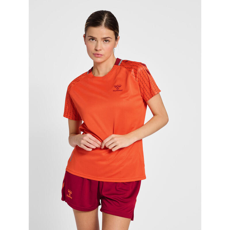 T-Shirt Hmlongrid Multisport Femme Respirant Design Léger Séchage Rapide Hummel