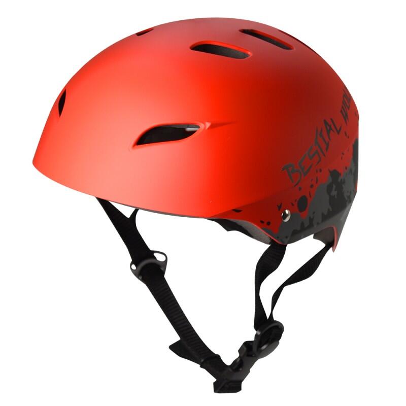 BESTIAL WOLF CASCO UNIVERSALE COLORE ROSSO