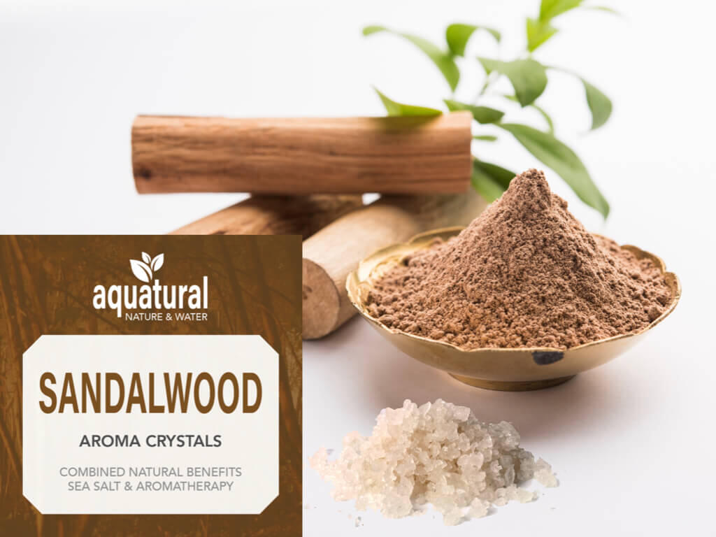 Aquatural Sandelhout Badzout - 350 g - bad kristallen 2/3
