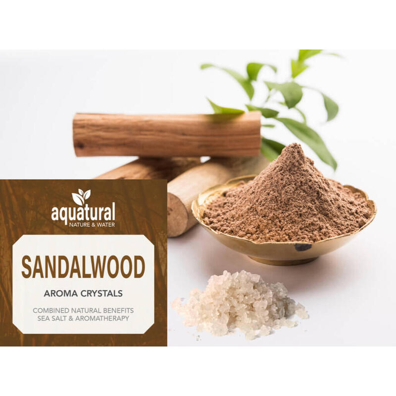 Aquatural Sandelhout Badzout - 350 g - bad kristallen