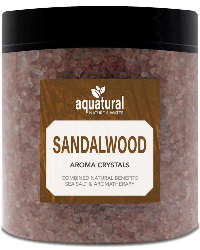 AQUA PRODUCTS Aquatural Sandelhout Badzout - 350 g - bad kristallen