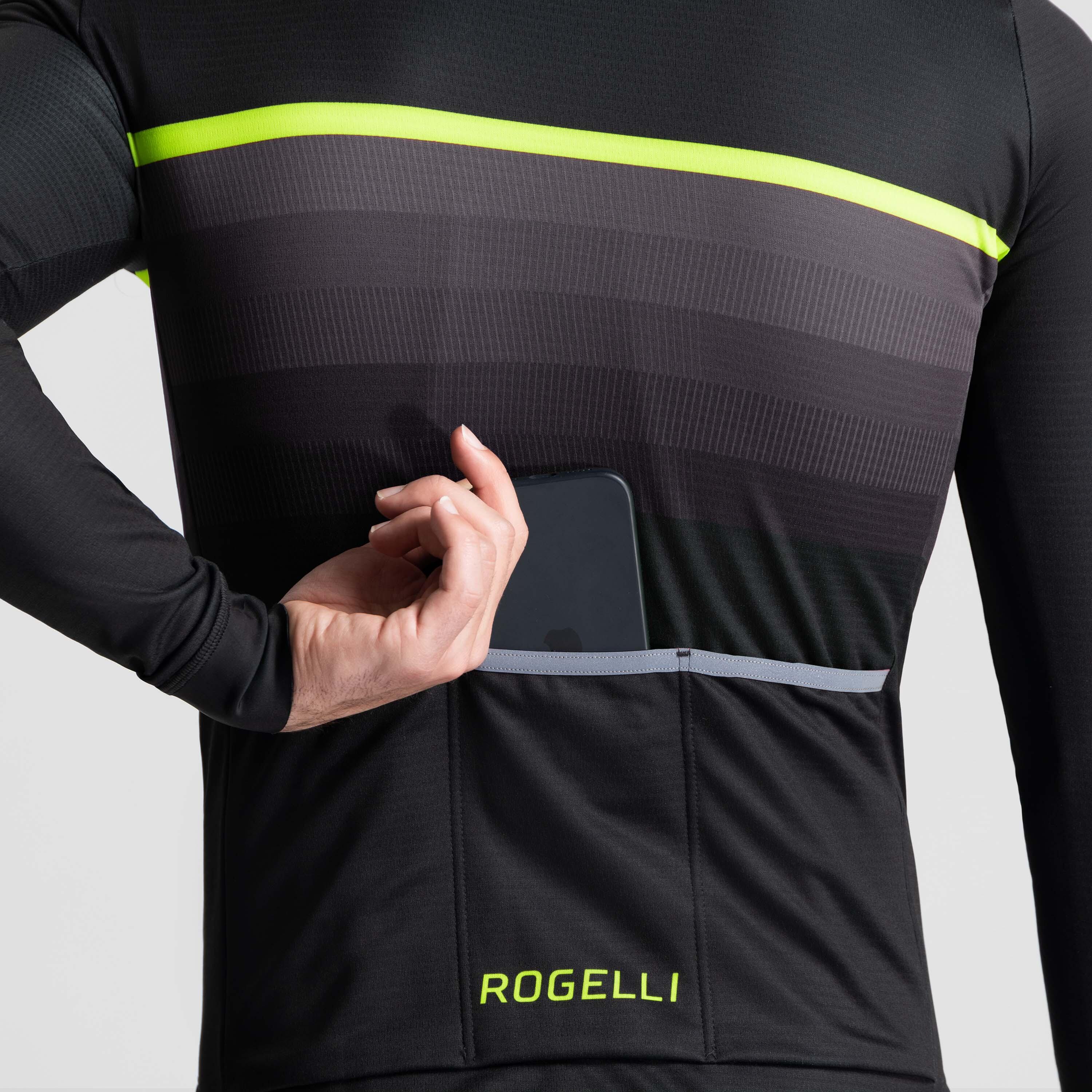 Koszulka rowerowa męska Rogelli HERO II z długim rękawem 5/7