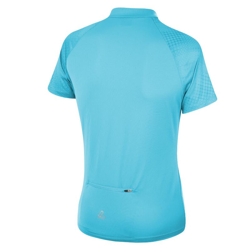 Wielrenshirt voor dames korte mouwen W Bike Shirt HZ Rise 3.0 - Blauw