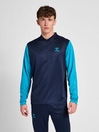 HUMMEL hmlONGRID 1/2 ZIP POLY SWEAT
