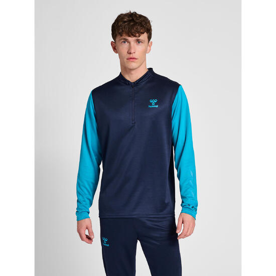 Półzapinana bluza dresowa Hummel On-Grid