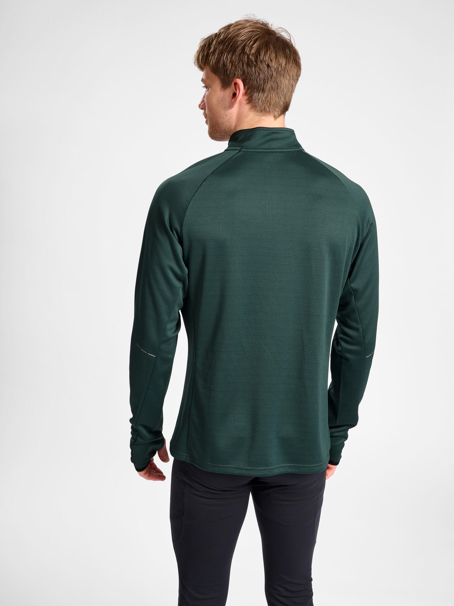 Demie-Fermeture Éclair Zip Sweat-Shirt Nwlbeat Course Homme NEWLINE 5/7