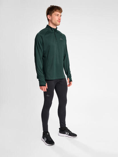 Demie-Fermeture Éclair Zip Sweat-Shirt Nwlbeat Course Homme NEWLINE
