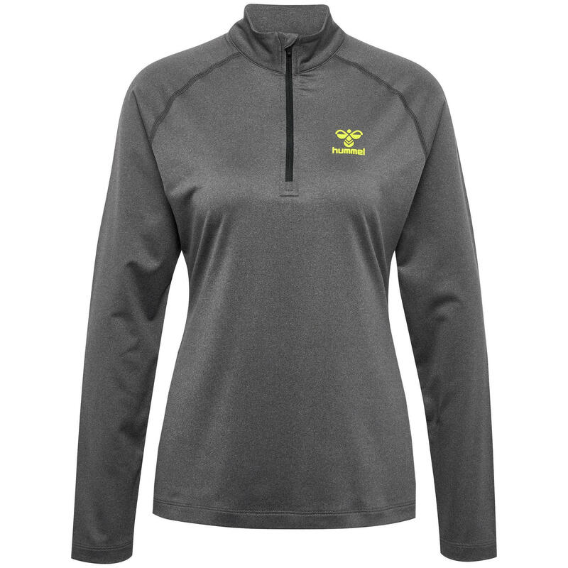 Media Cremallera Zip Sudadera Hmlsprint Entrenamiento Mujer HUMMEL