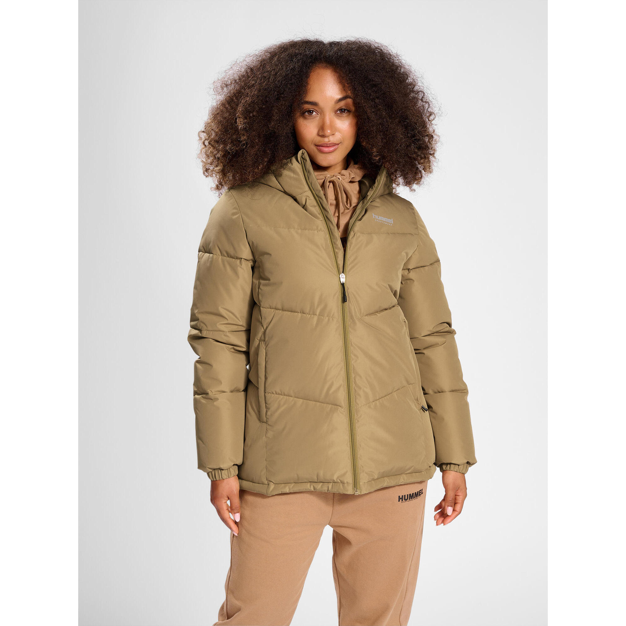 Hummel - Hummel Jacket Hmllgc Mia Puff Jacket - Doudoune Duvet - Marron - 48 Xl - Decathlon