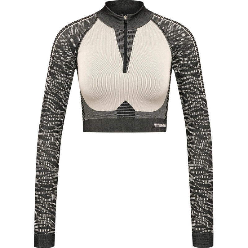 Sweatshirt Hmlmt Yoga Femme Respirant Séchage Rapide Sans Couture Hummel