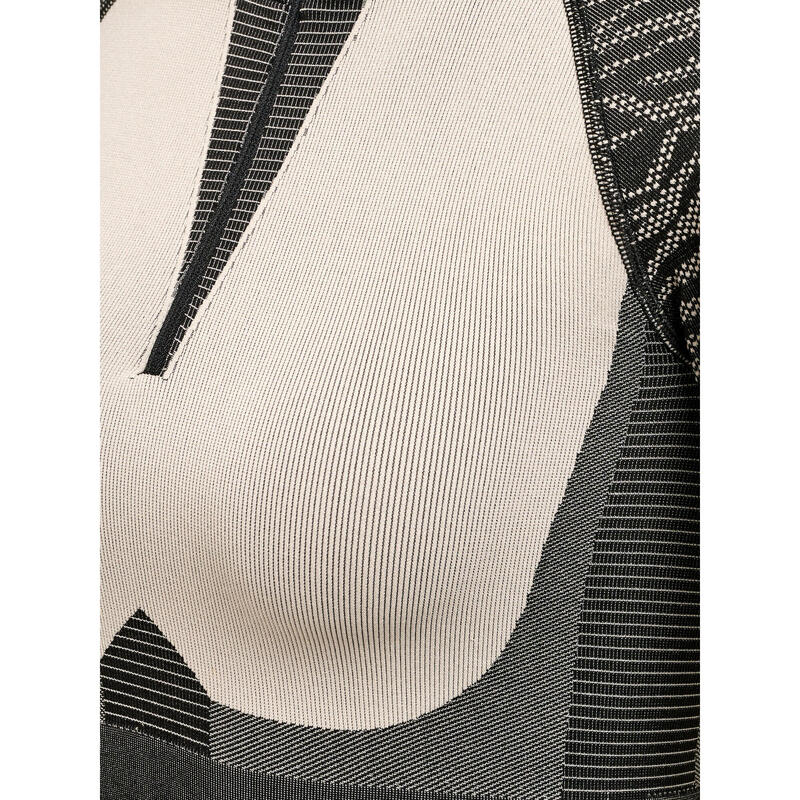 Dámský cropped sweatshirt s 1/2 zipem bez švů Hummel MT Mila