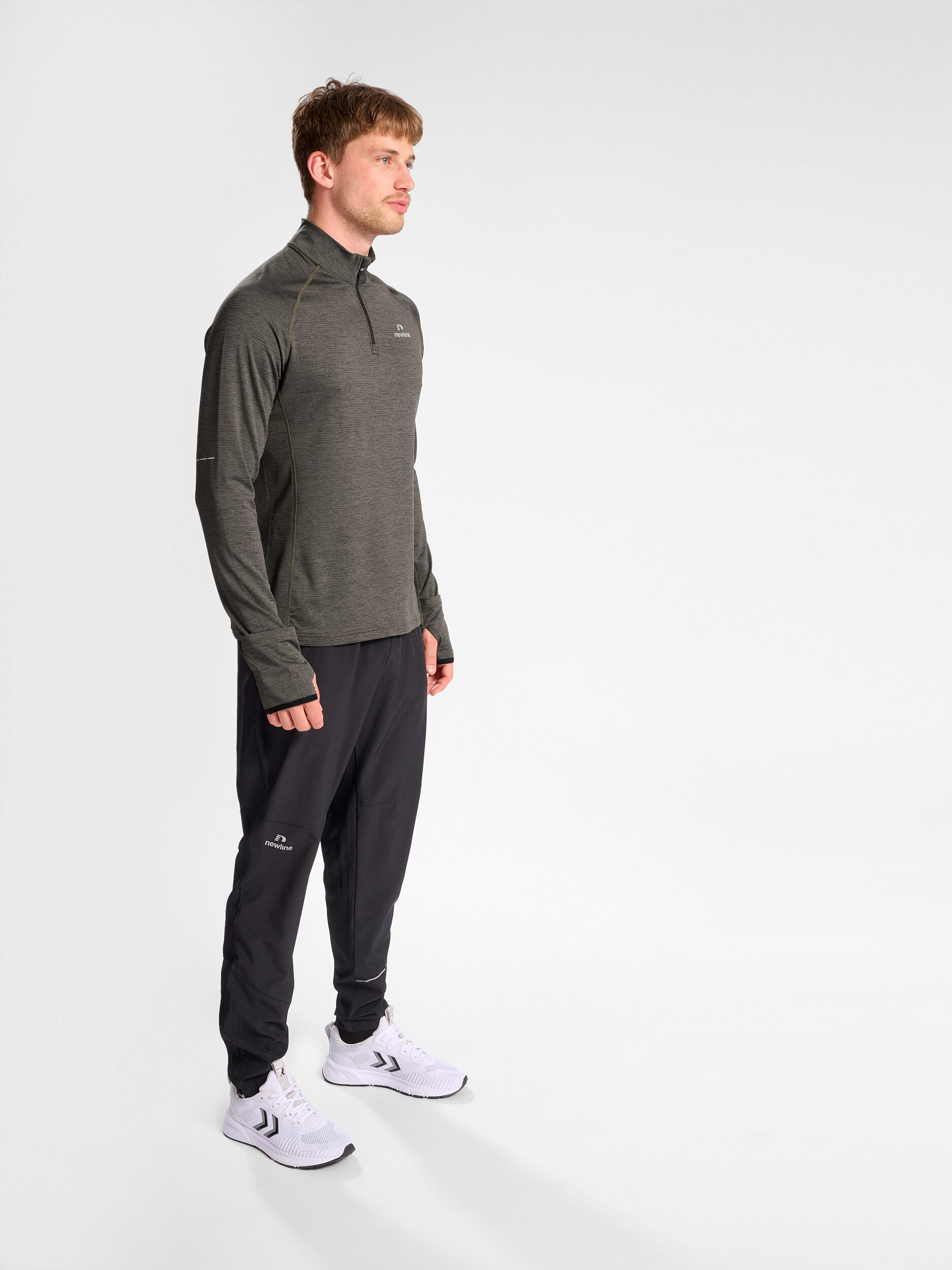 Demie-Fermeture Éclair Zip Sweat-Shirt Nwlpace Homme NEWLINE 3/7