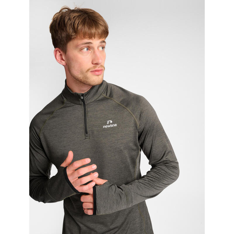 Demie-Fermeture Éclair Sweatshirt Nwlpace Course Homme NEWLINE