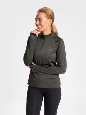 Felpa donna con 1/2 zip Newline Pace