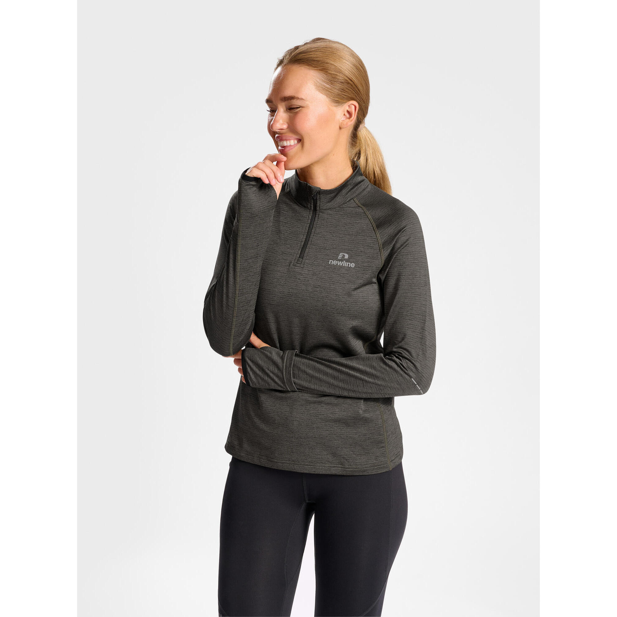 Bluza damska z zamkiem 1/2 Newline Pace