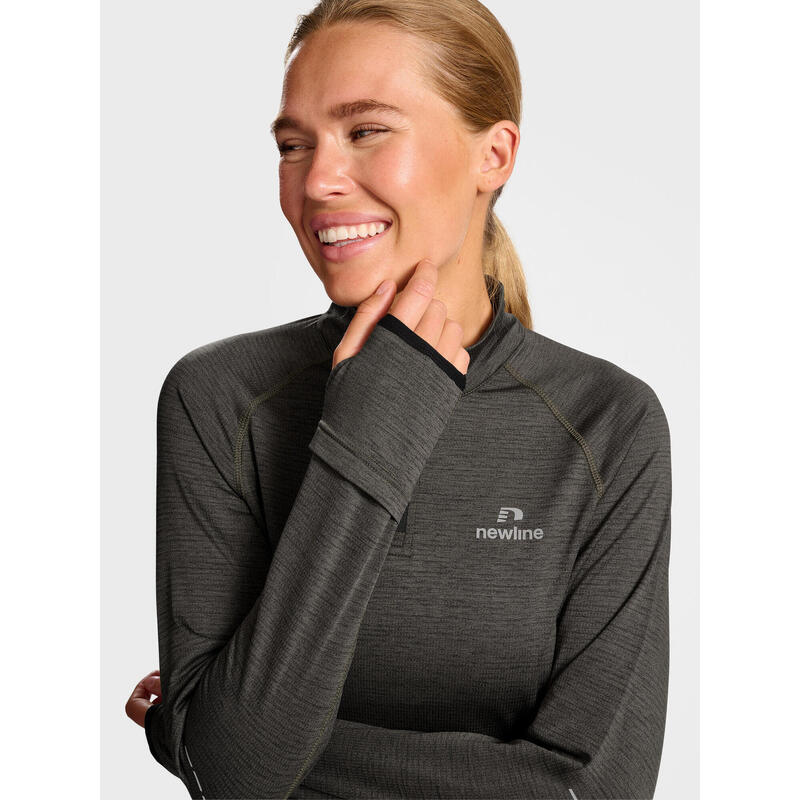 Dámský sweatshirt s 1/2 zipem Newline Pace