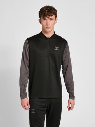 HUMMEL hmlONGRID 1/2 ZIP POLY SWEAT