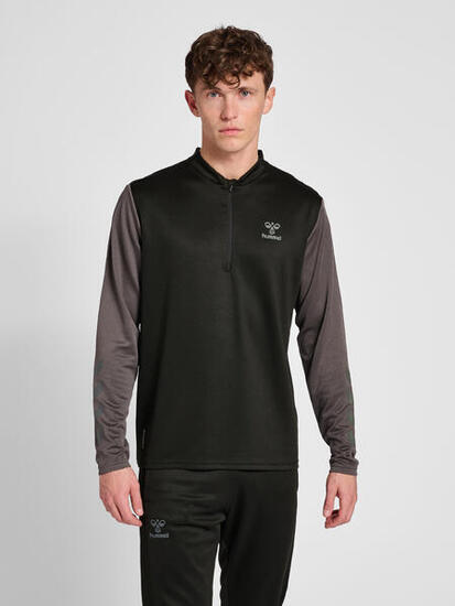 HUMMEL hmlONGRID 1/2 ZIP POLY SWEAT