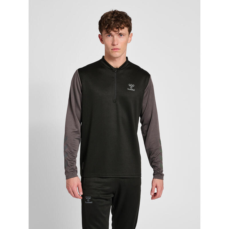 Hummel Half Zip Sweatshirt Hmlongrid 1/2 Zip Poly Sweat