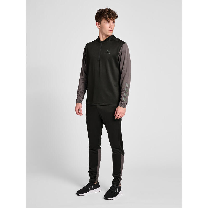 Hummel Half Zip Sweatshirt Hmlongrid 1/2 Zip Poly Sweat