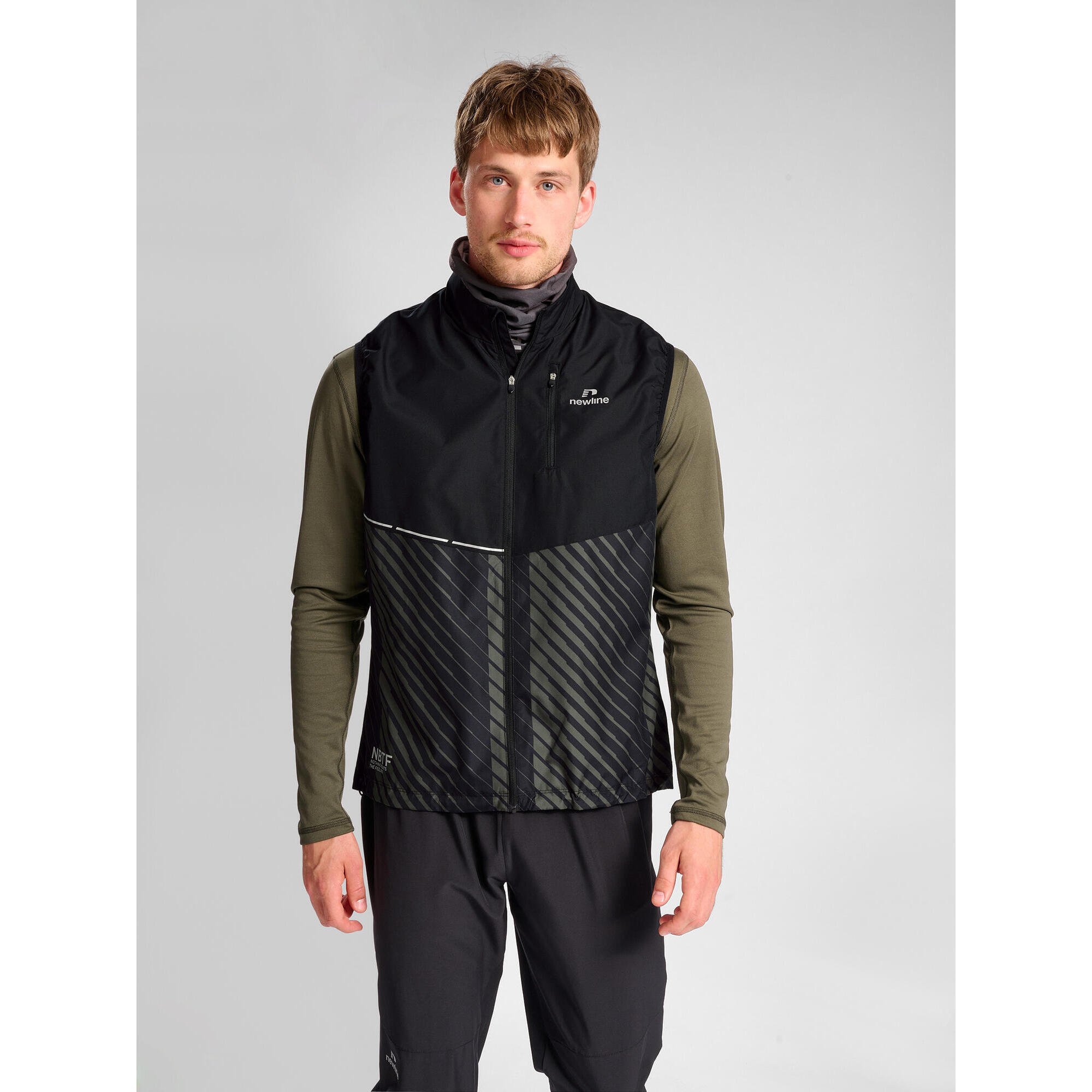 Newline - Fermeture Éclair Spray Adhérent Nwlpace Homme Newline - Gilet Sans Manche - Noir - 48 Xl - Decathlon