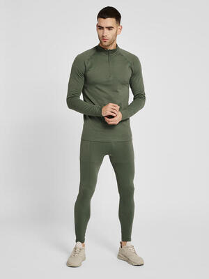 Halve rits sweatshirt hmlstroke training heren