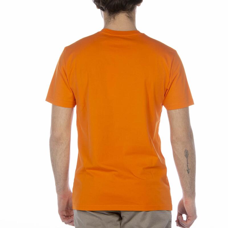 T-Shirt Orange Imprimé Sundek Adulte
