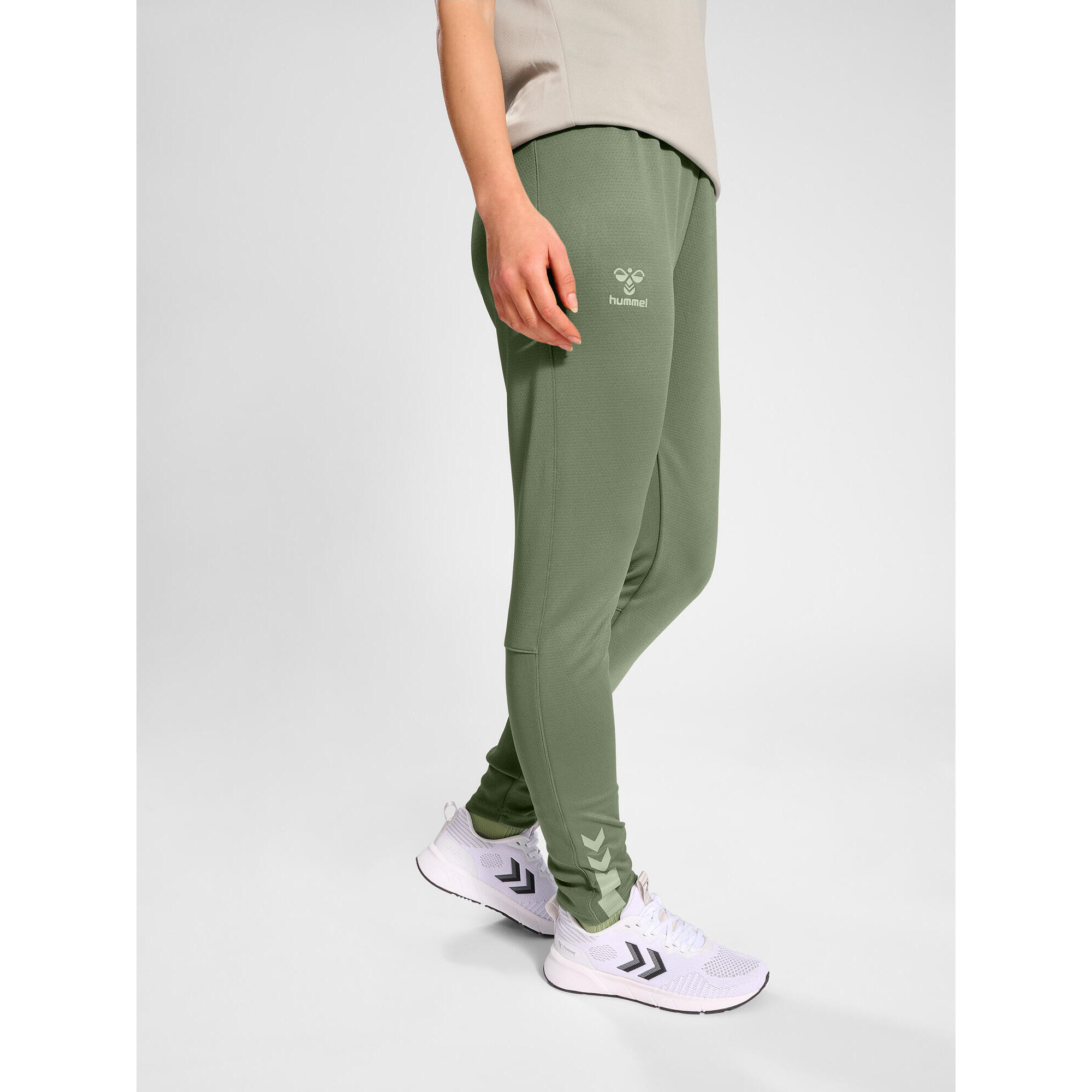 Hummel - Enfiler Pantalon Hmlactive Entraînement Femme Hummel - Pantalons - Vert - 36 Xs - Decathlon