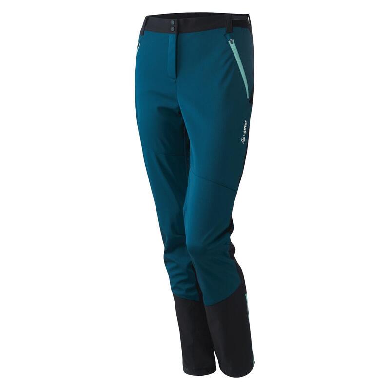 Damen Outdoorhose W Tourenhose Pace WS Light Teal - Grün Blau