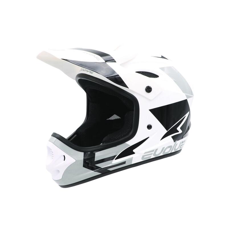 Caschi bicicletta bambino Evolve Storm Glossy, Bianco