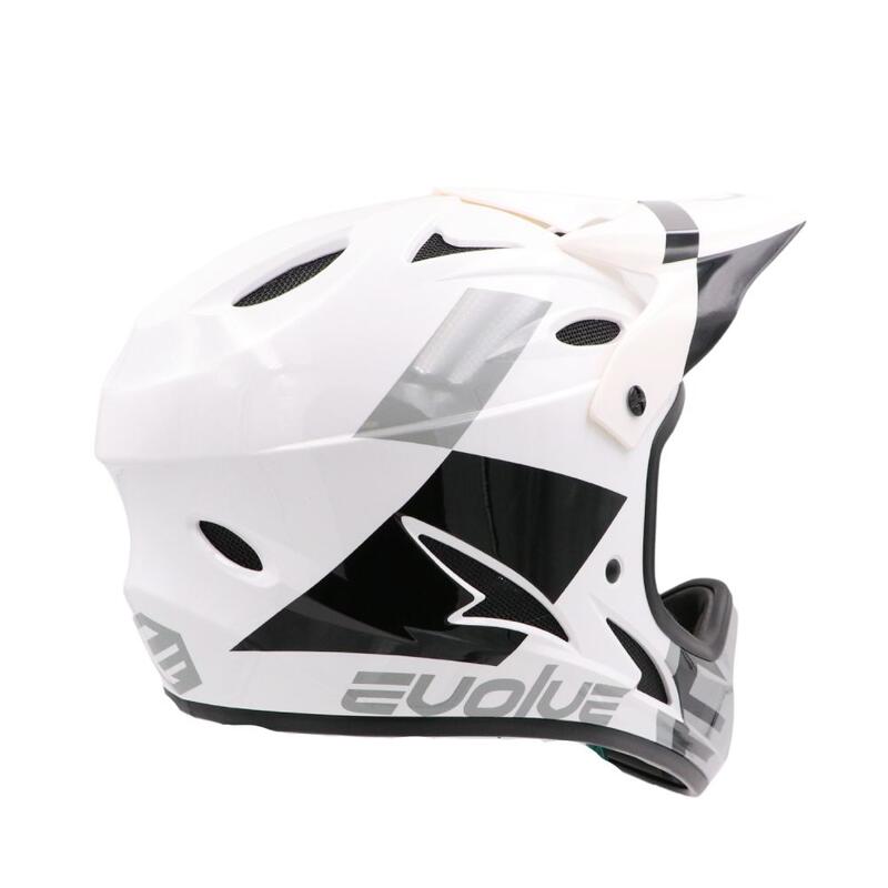 Caschi bicicletta bambino Evolve Storm Glossy, Bianco