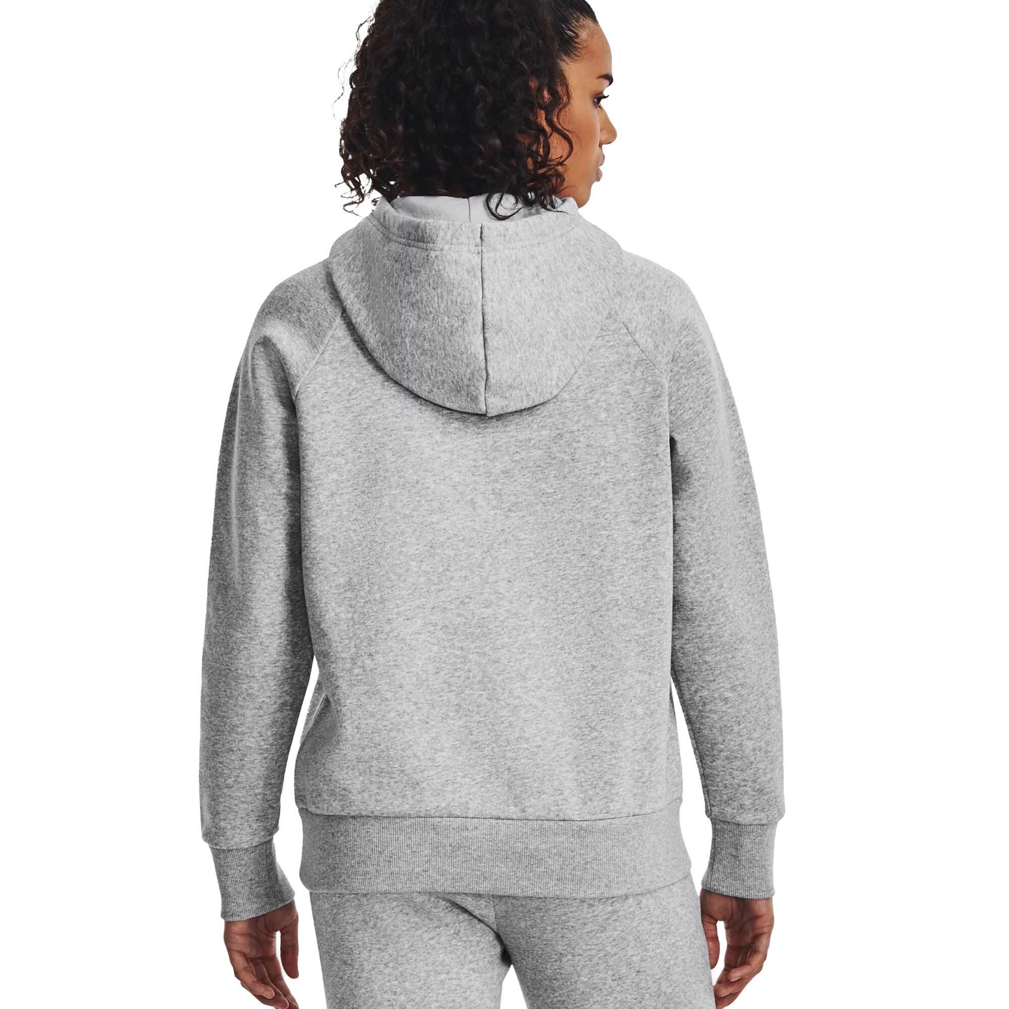 Sudadera con Capucha Under Armour Rival Fleece Gris para Mujer 1379500 4/6
