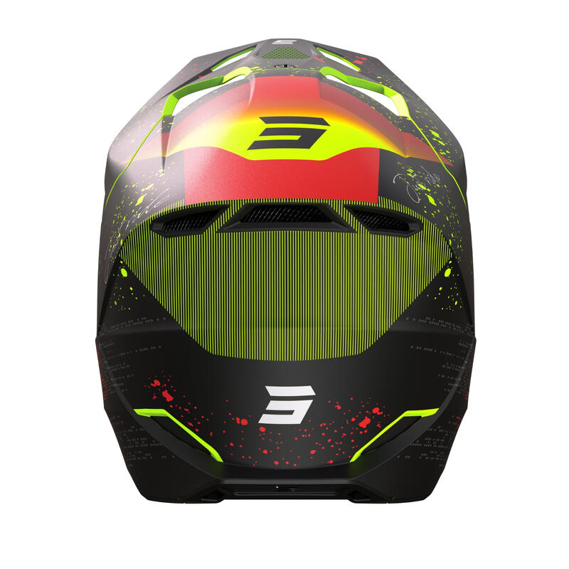 Casque Intégral Enfant Shot Furious Matrix Rouge