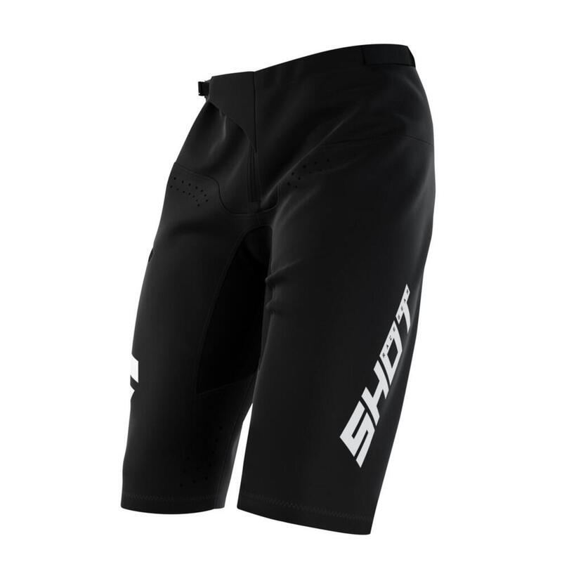 Pantalones cortos bicicletas de montaña Short Shot Rogue Revolt Noir, rojo