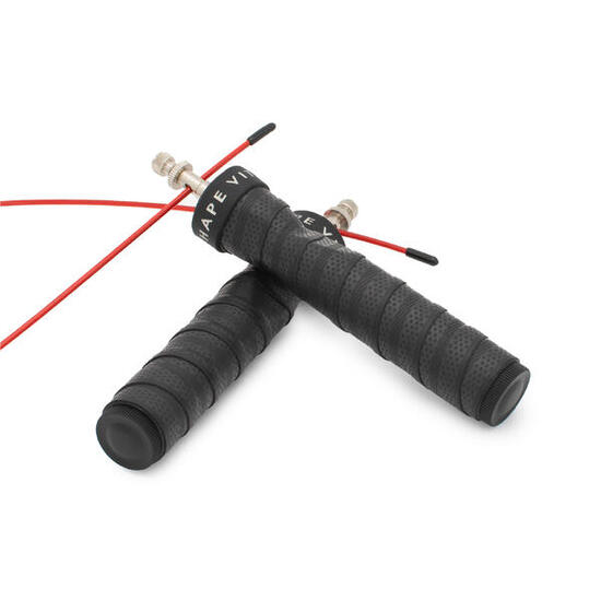 Springseil Set verstellbar (2 Seile) – ergonomische Griffe, Edelstahlseil