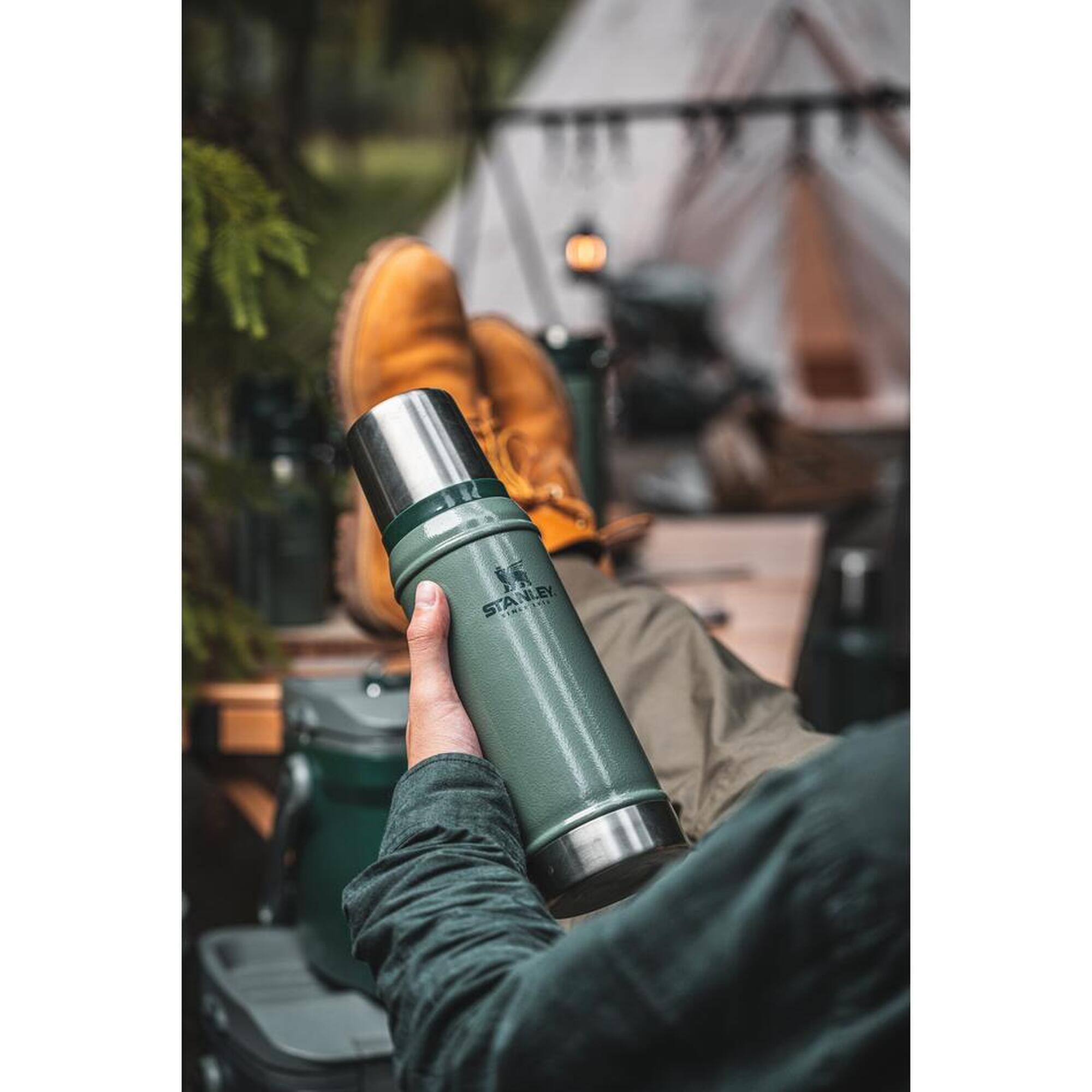 Isolierflasche 0,75L 'Classic' Thermoskanne Kaffee Doppelwandig -Wandern Fahrrad