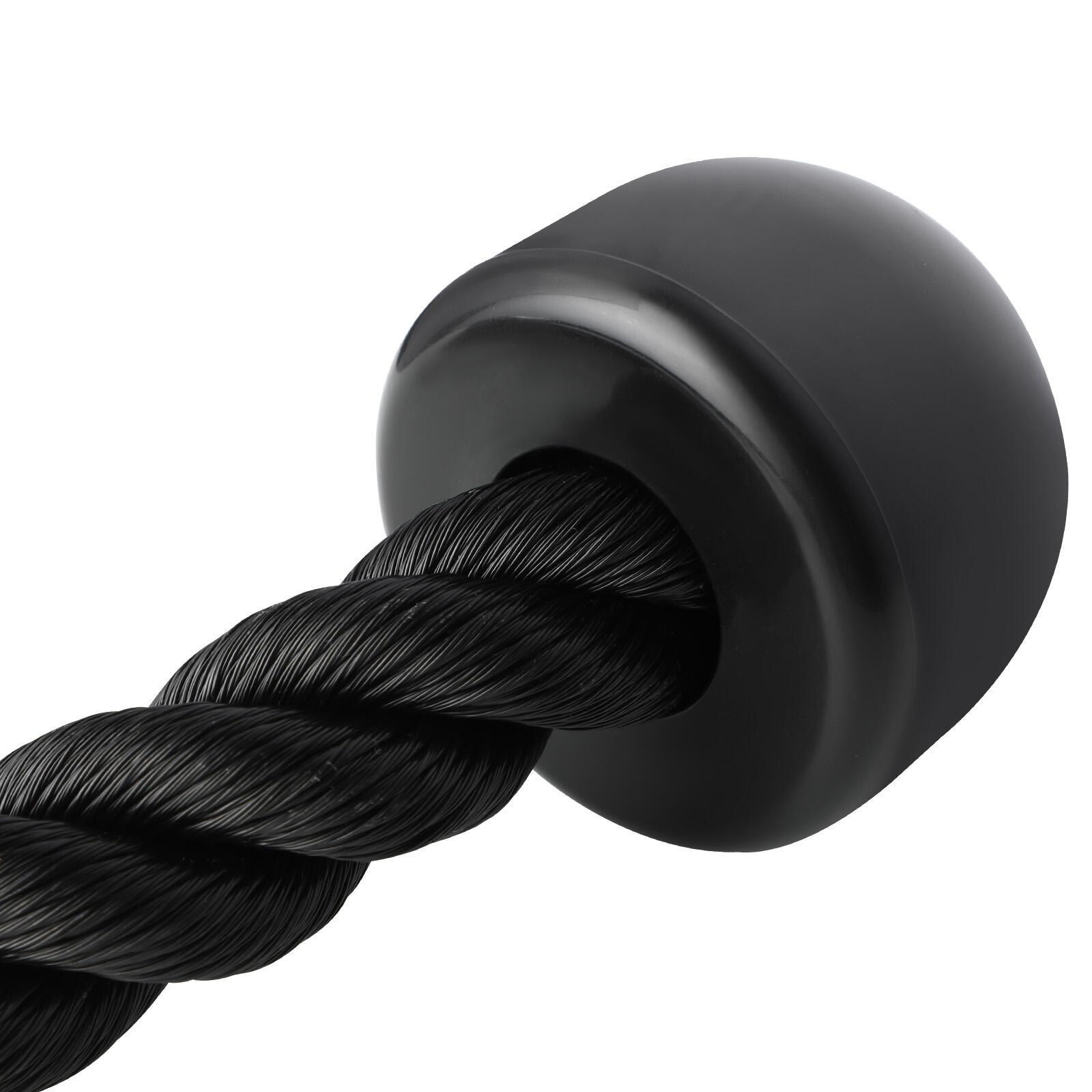 Corde Tressée 70cm Triceps Poulie Fitness Tech – Noire 4/7