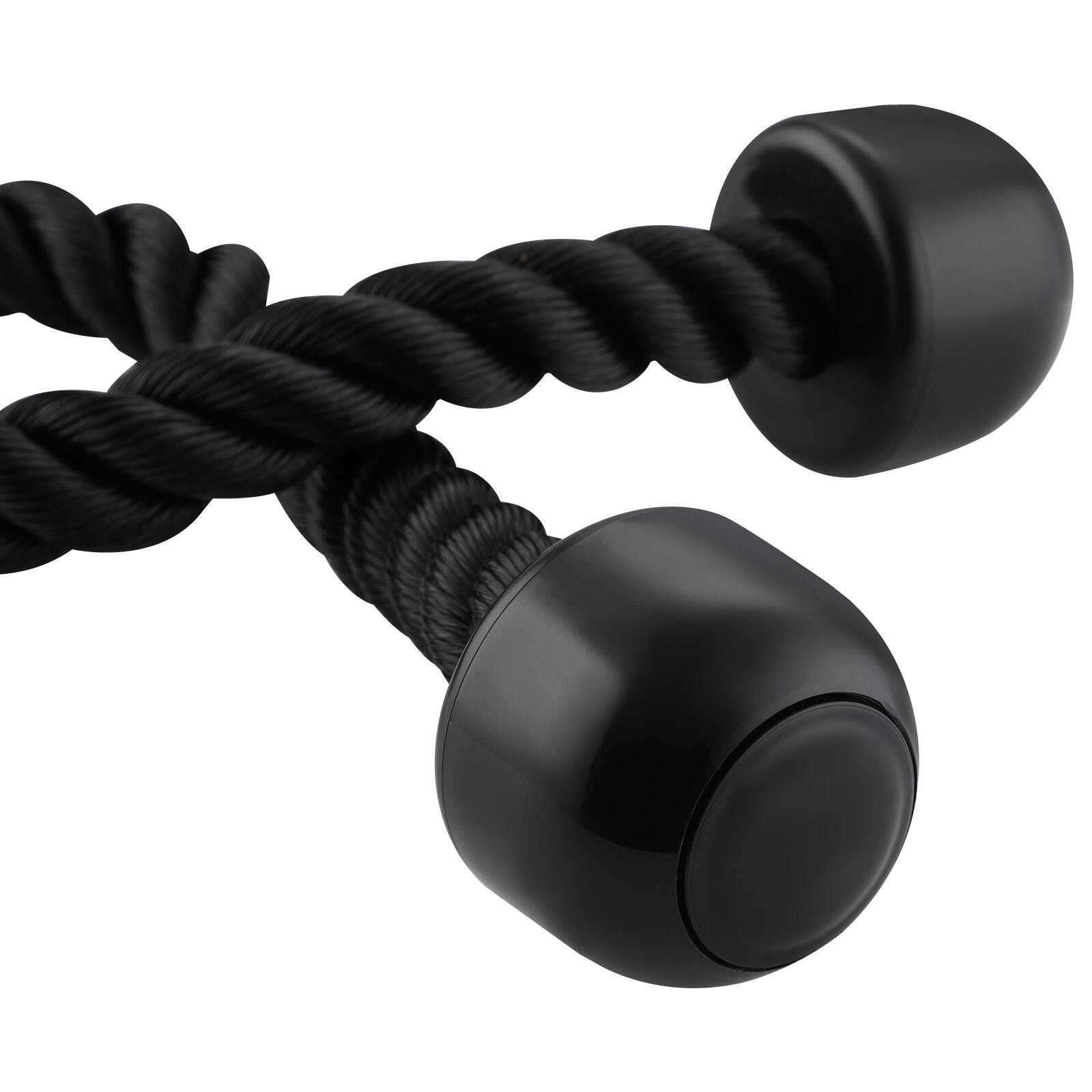 Corde Tressée 70cm Triceps Poulie Fitness Tech – Noire 3/7