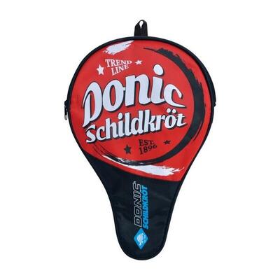 Donic-Schildkröt Tischtennis Schlägerhülle Trendline rot-schwarz