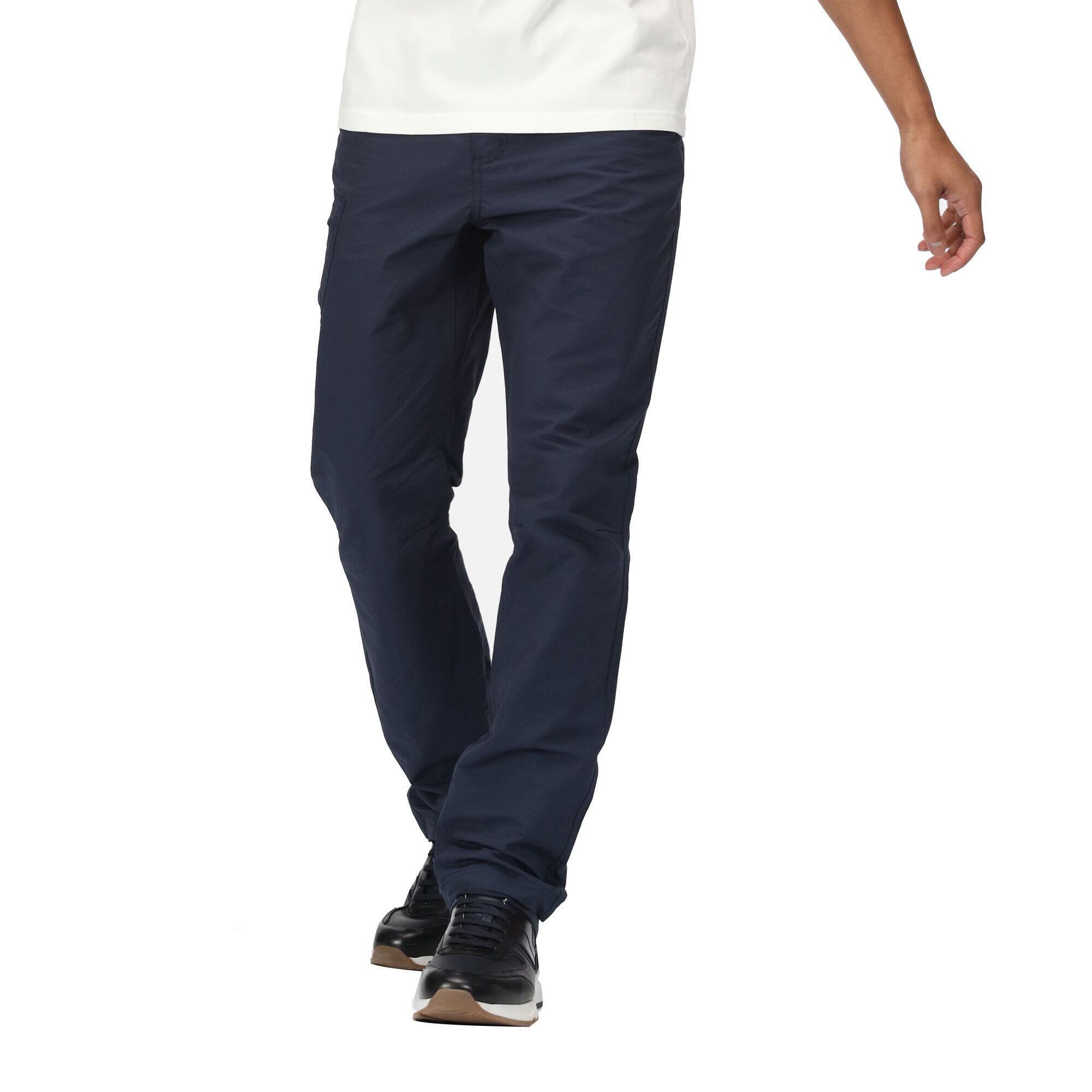 REGATTA Delgado Men's Hiking Lightweight Trousers - Navy