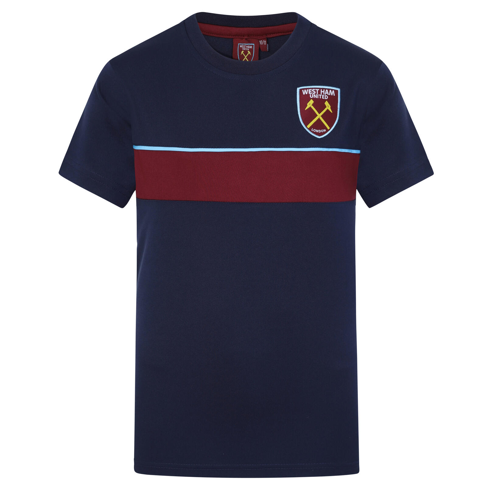 WEST HAM UNITED West Ham United Boys T-Shirt Poly Training Kit Kids OFFICIAL Football Gift
