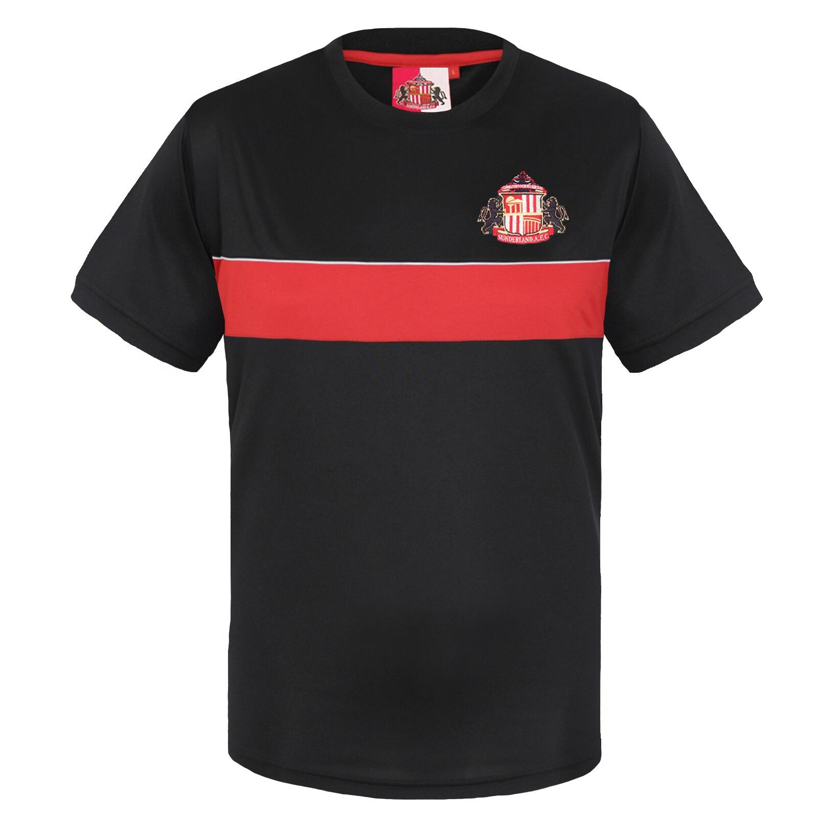 SUNDERLAND AFC Sunderland AFC Boys T-Shirt Poly Training Kit Kids OFFICIAL Football Gift