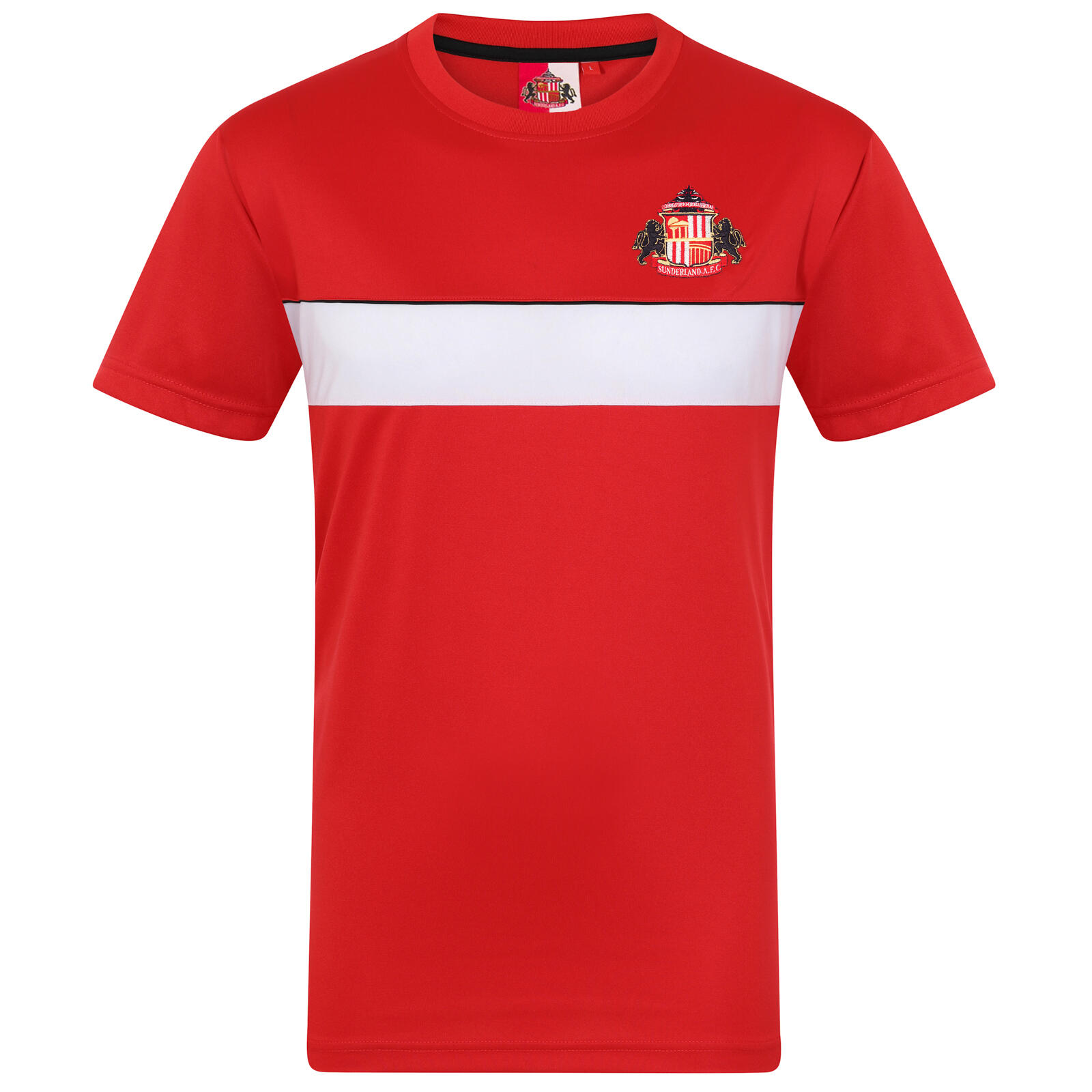 Sunderland AFC Mens T-Shirt Poly Training Kit OFFICIAL Football Gift 1/4