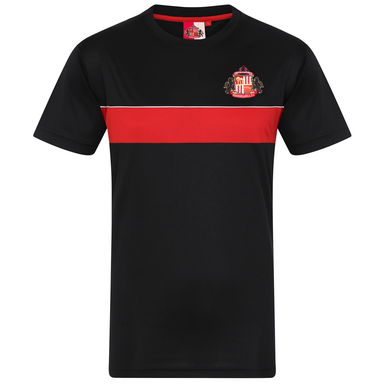 Sunderland AFC Mens T-Shirt Poly Training Kit OFFICIAL Football Gift 1/4