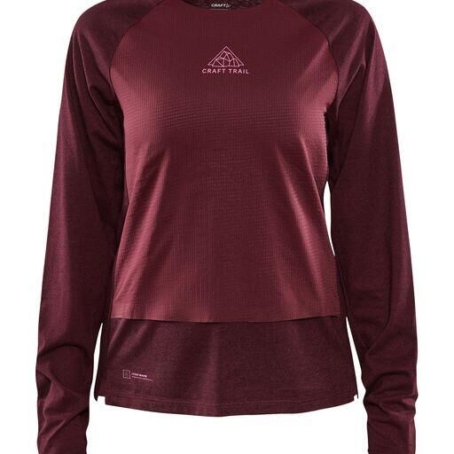 CRAFT ADV Trail Wool Wind Long Sleeve Tee Women