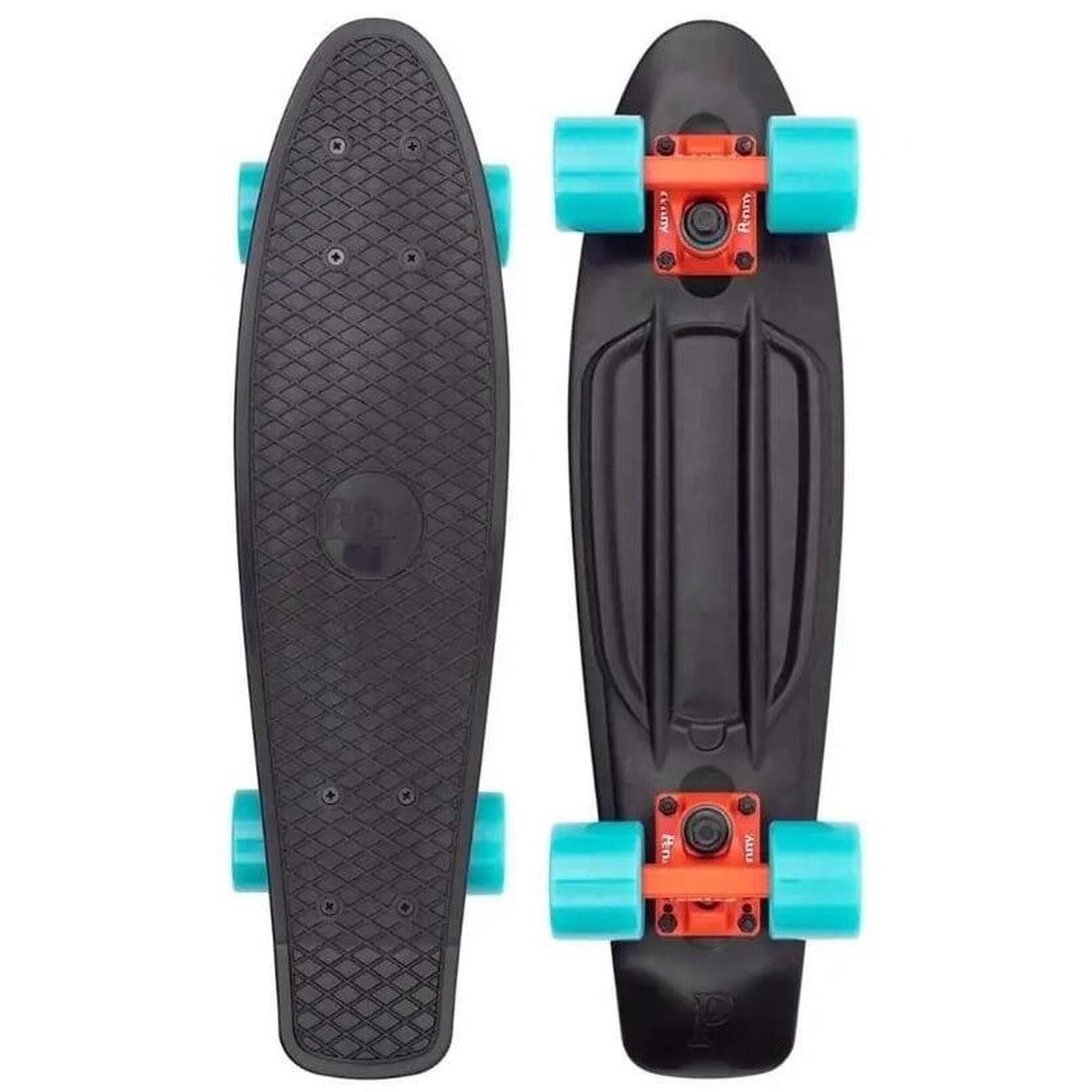 Penny Board 27 Bright Light Black Turquoise