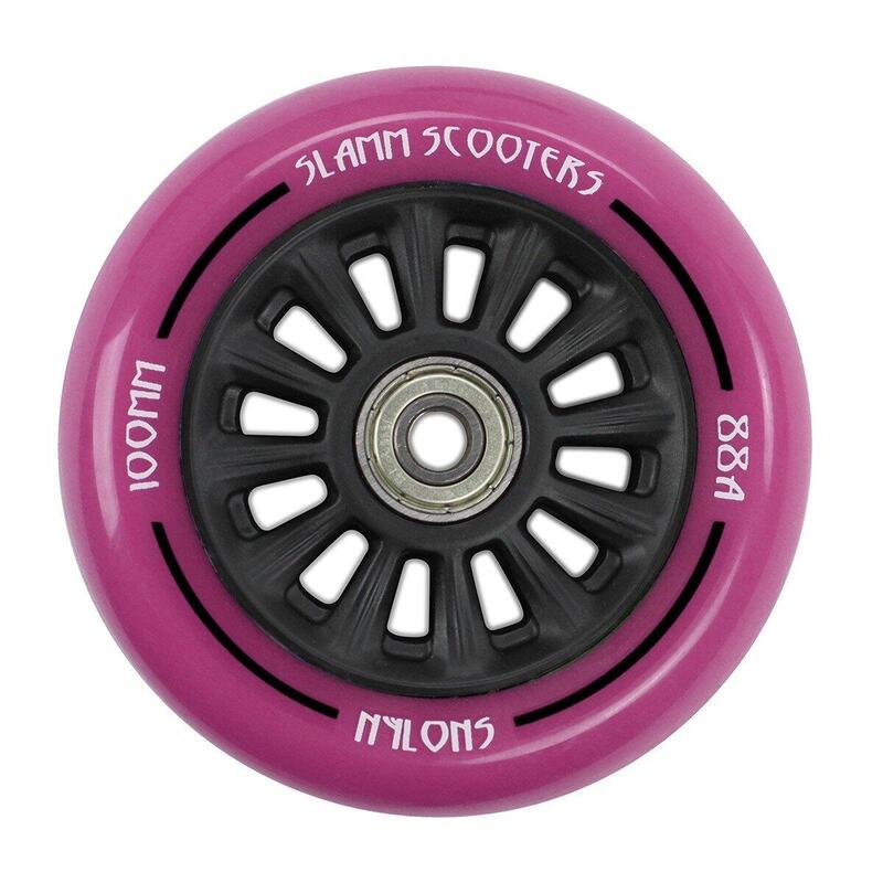 Slamm Nylonkern stunt scooter Rad rosa