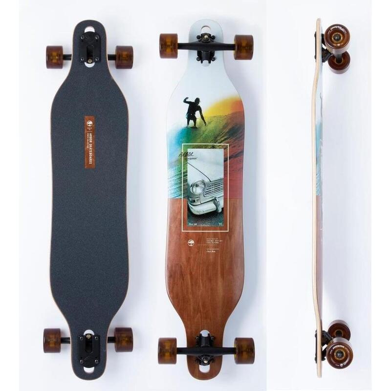 Arbor DT Longboard Foto Achse 40